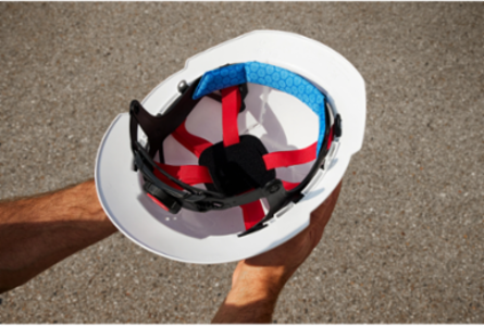 BOLT Hard Hat Cooling Sweat Band, 9.75 Inch Length, Up to 4 Hours Cooling Time