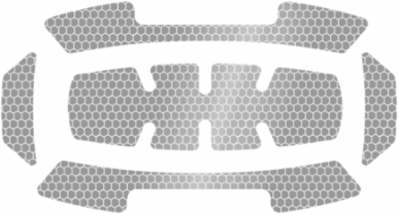 20 PACK 5PC BOLT™ Reflective Sticker Set - Silver