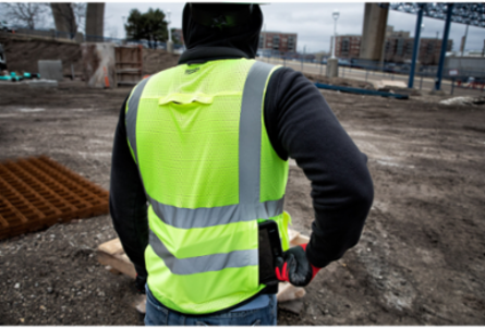 High Visibility Orange Safety Vest - 2XL/3XL, 15 Pockets, ANSI/CSA Certified