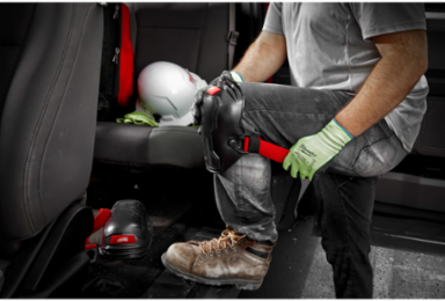 Free-Flex Knee Pads, One Size Fits All, Lightweight Foam, Water-Resistant Cap