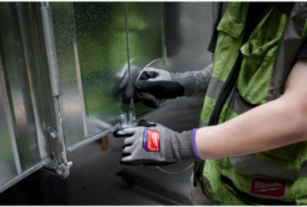 High-Dexterity Cut Level 7 Nitrile Dipped Gloves - XL, Reinforced Fingertips