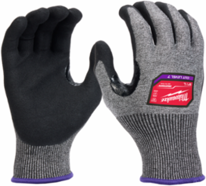 High-Dexterity Cut Level 7 Nitrile Dipped Gloves - XL, Reinforced Fingertips