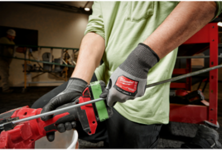 Cut Level 3 High Dexterity Polyurethane Dipped Gloves - Small, 18 Gauge