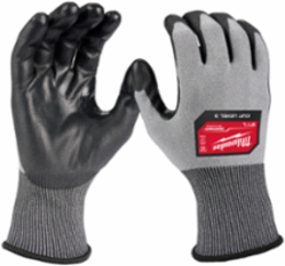High Dexterity Polyurethane Dipped Gloves, Cut Level 3, Large