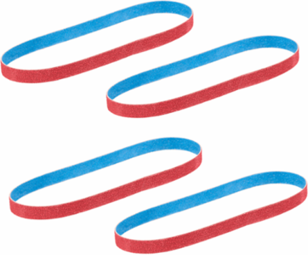 1/2” x 18” 60 Grit Bandfile Belts – 4 pack