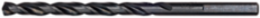 3/16 Inch THUNDERBOLT® Black Oxide Jobber Drill Bit, 6 Inch Length, 135° Split Point