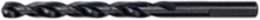 9/32 Inch THUNDERBOLT® Jobber Length Black Oxide Drill Bit, 135° Split Point