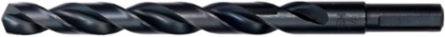 7/16 Inch Thunderbolt Black Oxide Jobber Drill Bit, 4 Inch Flute Length, 135° Split Point