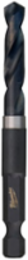 SHOCKWAVE Impact Hex Drill Bit 1/4 Inch, Black Oxide, 3 Inch Length