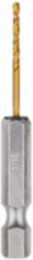 1/16 Inch SHOCKWAVE Impact Duty RED HELIX Titanium Drill Bit, 2.25 Inch Length