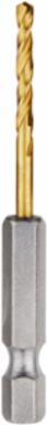 7/64 Inch SHOCKWAVE Impact Duty Titanium Drill Bit, Hex Shank, 2.52 Inch Length