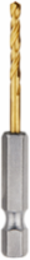 7/64 Inch SHOCKWAVE Impact Duty Titanium Drill Bit, Hex Shank, 2.52 Inch Length