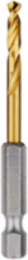 5/32 Inch SHOCKWAVE Titanium Drill Bit, 2.75 Inch Length, Hex Shank