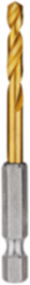 11/64 Inch SHOCKWAVE™ Titanium Drill Bit, Hex Shank, 0.25 in Diameter