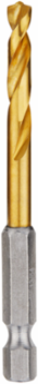 13/64 Inch SHOCKWAVE™ Titanium Drill Bit, Hex Shank, 3.5 Inch Length