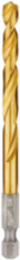 1/4 Inch SHOCKWAVE Impact Duty Titanium Drill Bit, 4.13 Inch Length