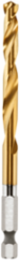 17/64 Inch SHOCKWAVE Impact Duty Titanium Drill Bit, 4.25 Inch Length