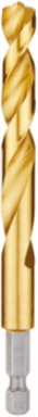 SHOCKWAVE Titanium Drill Bit 25/64 Inch, Hex Shank, Rapid Chip Removal
