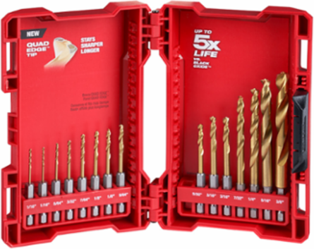 SHOCKWAVE™ Titanium Drill Bit Set - 15PC