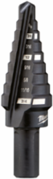 #3 Step Drill Bit 1/4 Inch - 3/4 Inch x 1/16 Inch, 6 Inch Length, Black Oxide