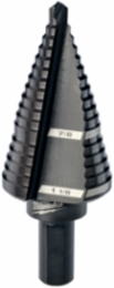 #9 Step Drill Bit, 7/8 Inch & 1-1/8 Inch, Black Oxide, 3/8 Inch Chuck Size