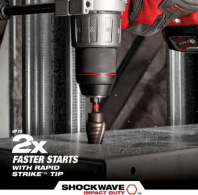 SHOCKWAVE Impact Duty Step Bits Kit #2, #3, #8 - Titanium Aluminum Nitride Coated