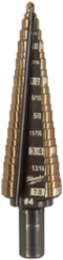 Cobalt Step Drill Bit #4 3/16-7/8 Inch, Bi-Metal, 0.375 Inch Shank
