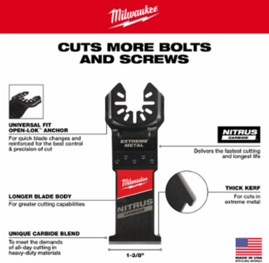 OPEN-LOK™ Multi-Tool Blade Set, 6 Piece, Includes 1-3/8 Inch & 2-1/2 Inch Blades