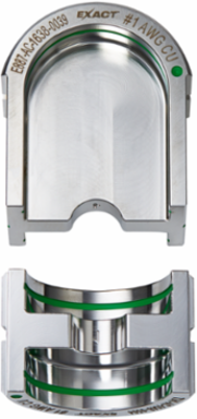 EXACT™ #1 Copper 12T U-Style Die, Stainless Steel, Compatible with M18 Crimper