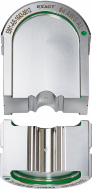 EXACT™ #4 Aluminum 12T U-Style Crimp Die, Compatible with M18 Crimper