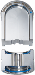 EXACT™ #8 Aluminum 12T U-Style Crimping Die, Stainless Steel, Silver