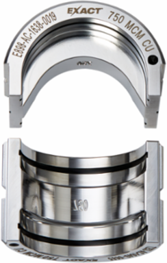 EXACT™ 750 MCM Copper Crimping Die, Stainless Steel, 12Ton