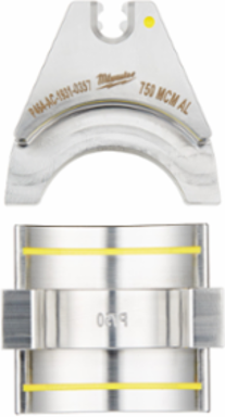 15T Crimper P-Die, 750 MCM, Stainless Steel Finish