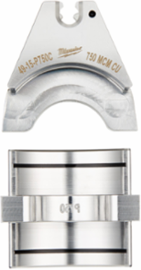 15T P-Die Crimper for 750 MCM Copper, Stainless Steel Finish