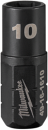 INSIDERTM 10mm Box Ratchet Socket, 6 Point, High Carbon Steel