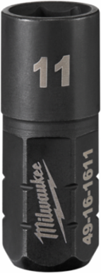 INSIDERTM Box Ratchet Socket 11mm 6 Point, High Carbon Steel, Pass-Through Capability