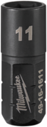 INSIDERTM Box Ratchet Socket 11mm 6 Point, High Carbon Steel, Pass-Through Capability