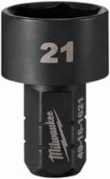 INSIDERTM 21mm 6 Point Box Ratchet Socket, High Carbon Steel, 1.08 Inch Length
