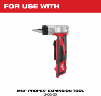 ProPEX® Expansion Head 3/8 Inch Steel with Auto-Rotate Compatibility