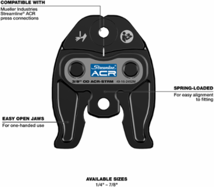 7/8" Streamline® ACR Press Jaw for M12™ FORCE LOGIC™ Press Tool