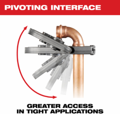 X3 Ring Jaw for M12™ FORCE LOGIC™ Press Tool, 1/2" - 1-1/4" CTS Capacity, Forged Steel