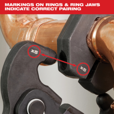 CTS-V Pivoting Press Ring Kit, 1/2"-1-1/4" Capacity, Forged Steel