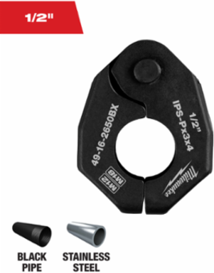 1/2 Inch IPS-P Pivoting Press Ring for M18 & M12 FORCE LOGIC Tools
