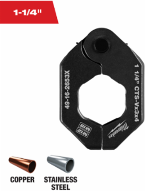 1-1/4 Inch CTS-V Pivoting Press Ring for M18TM & M12TM FORCE LOGICTM Tools, Forged Steel