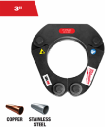 M18™ 3 Inch Press Ring, Steel, 2.5 Inch Mouth Width, 0.5 Inch Thickness