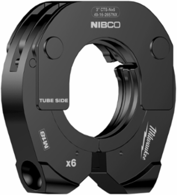 3 Inch NIBCO  Press Ring for M18TM FORCE LOGICTM Tool, Steel, Compatible with Copper Press Fittings
