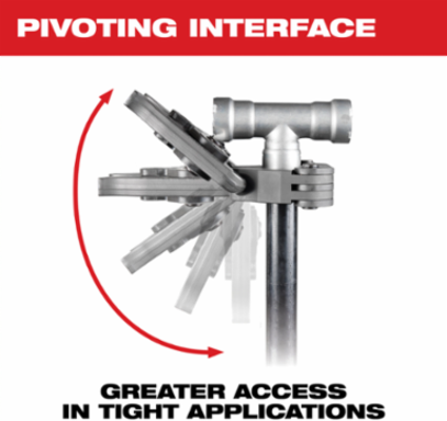 4 Inch IPS-P Pivoting Press Ring for M18TM FORCE LOGICTM, Steel, Press Fitting Installation