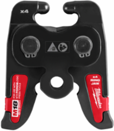 X4 Ring Jaw for M18TM FORCE LOGICTM Press Tools, 1/2" - 1-1/4" CTS Capacity, Forged Steel
