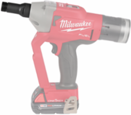 M18 FUELTM 1/4 Inch Lockbolt Tool with Hucktainer Fastener Adapter