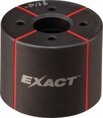 EXACT 1-1/4 Inch Die, Hydraulic Steel for Mild & Stainless Steel